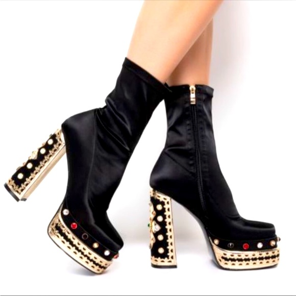 Azalea Wang Shoes - AZALEA WANG NOTICE ME CHUNKY BOOTIE